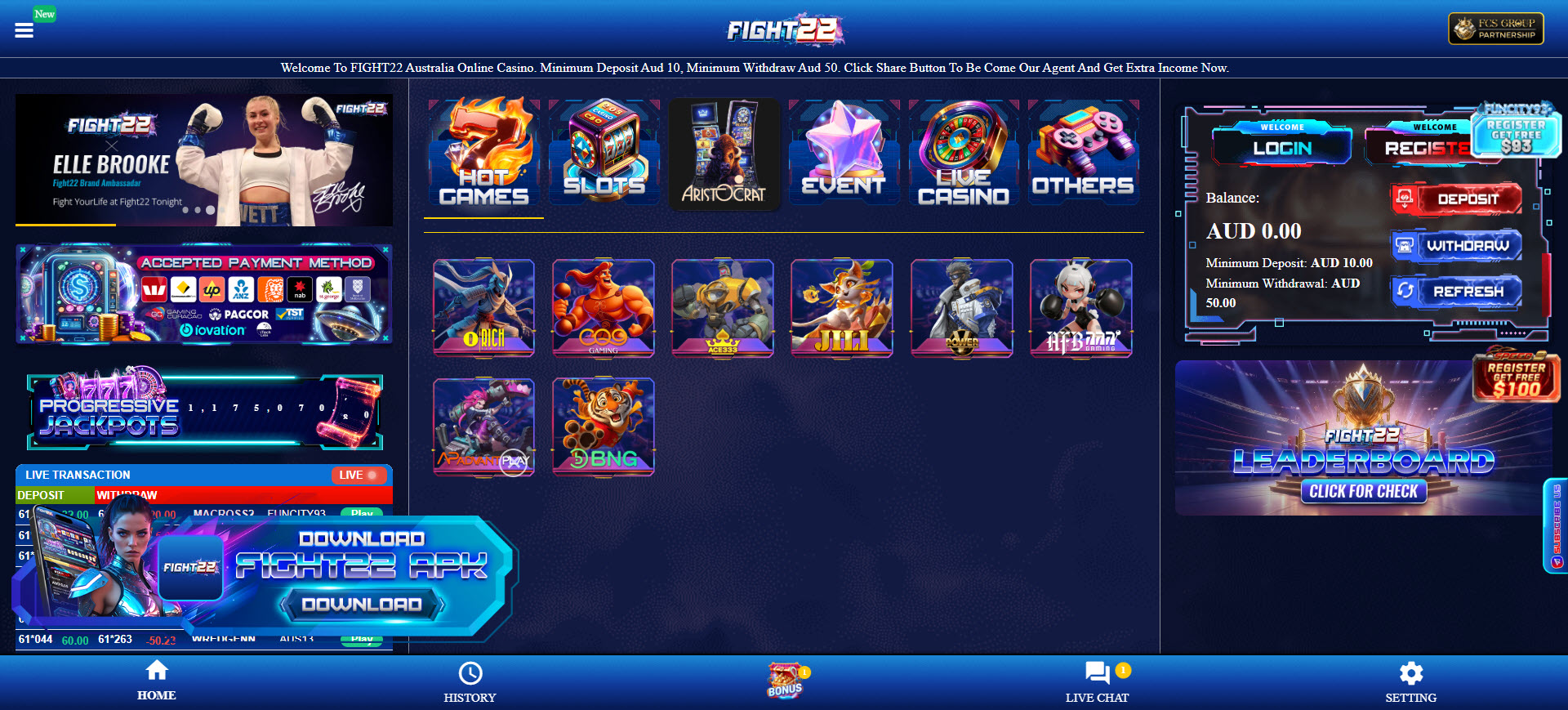 Fight22 Casino