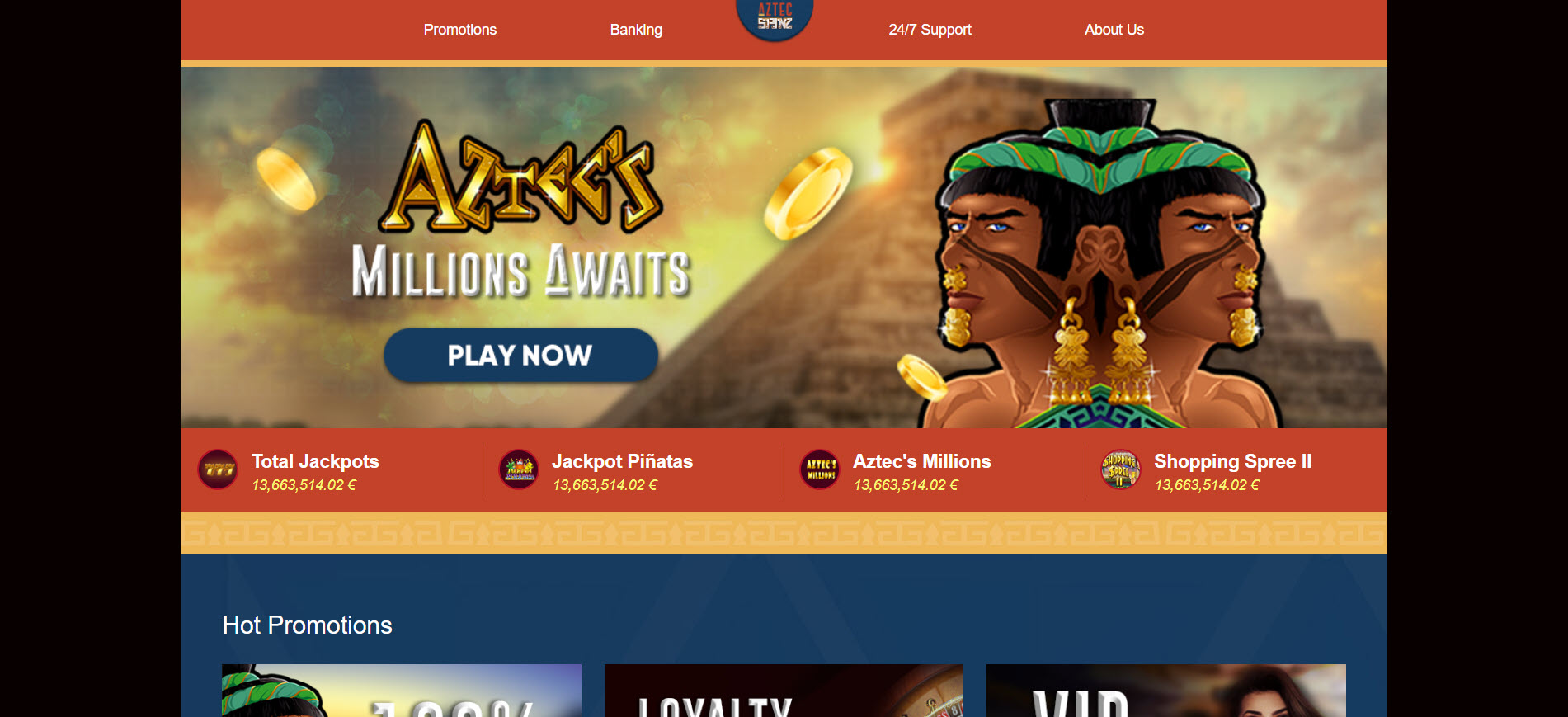 Aztec Spinz Casino