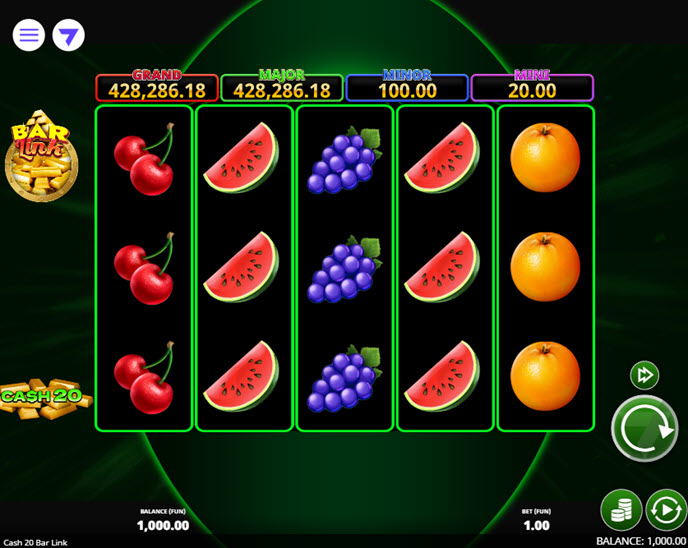 Cash 20 Bar Link