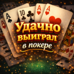 Удачно выиграл в покере