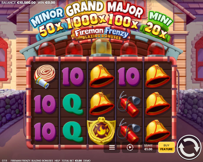 Fireman Frenzy: Blazing Bonuses