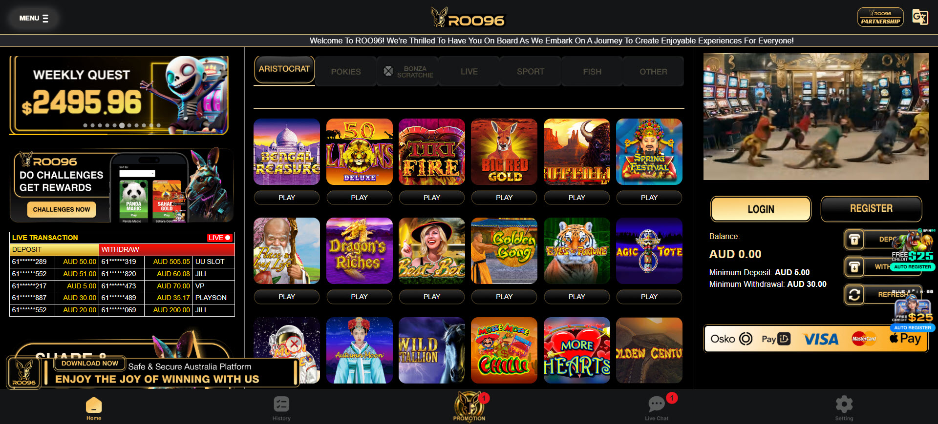 Roo96 Casino