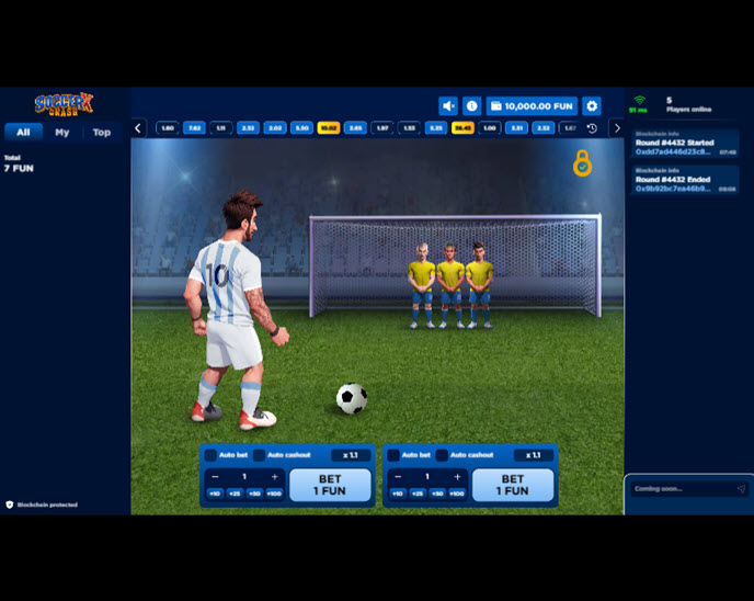 SoccerX Crash