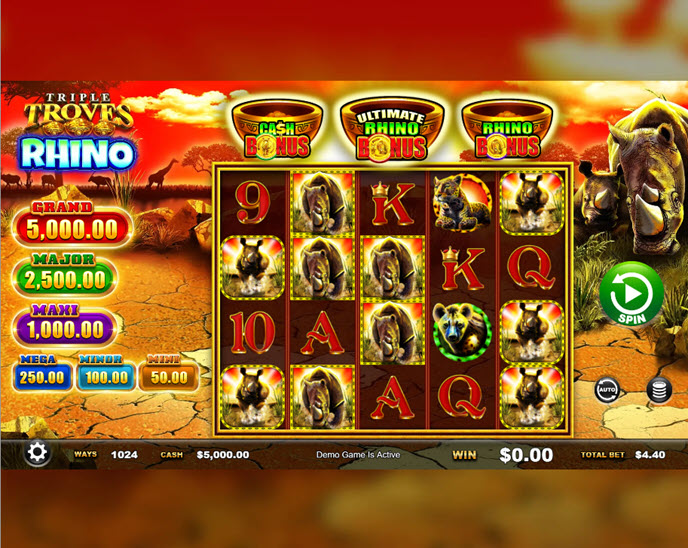 Triple Troves Rhino