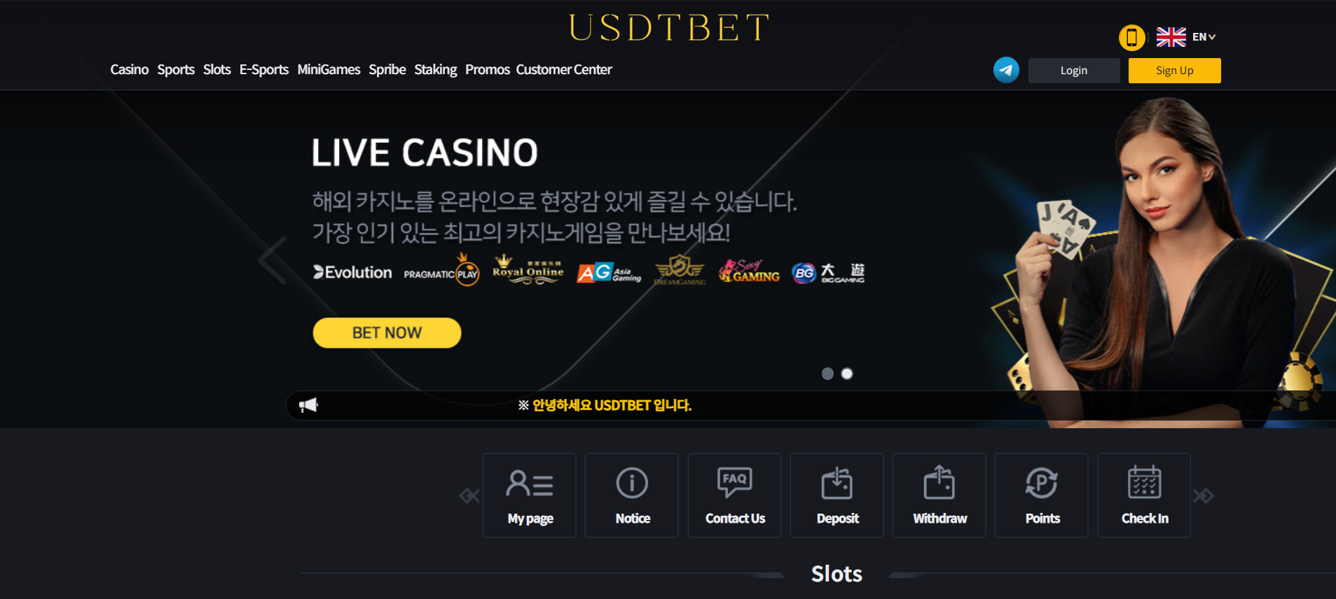 UsdtBet Casino