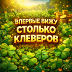 Впервые вижу столько клеверов