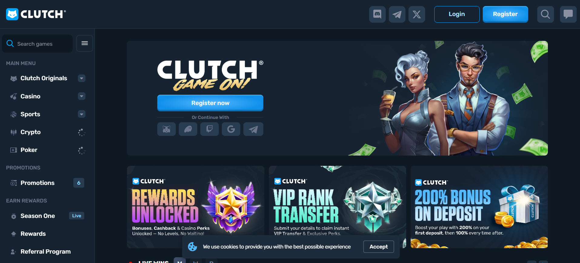 Clutch Casino