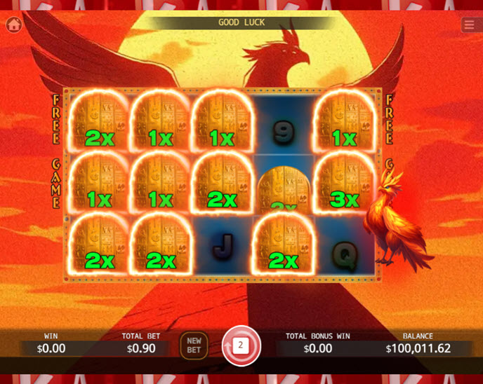 Fire Phoenix Lock 2 Spin
