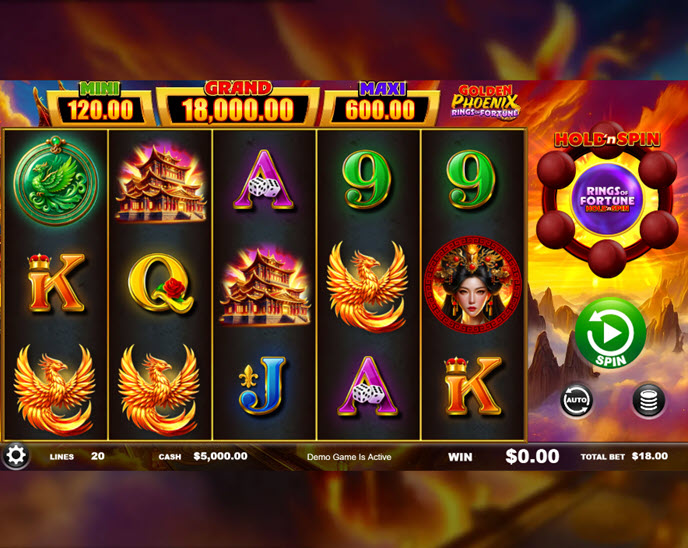 Golden Phoenix Rings of Fortune