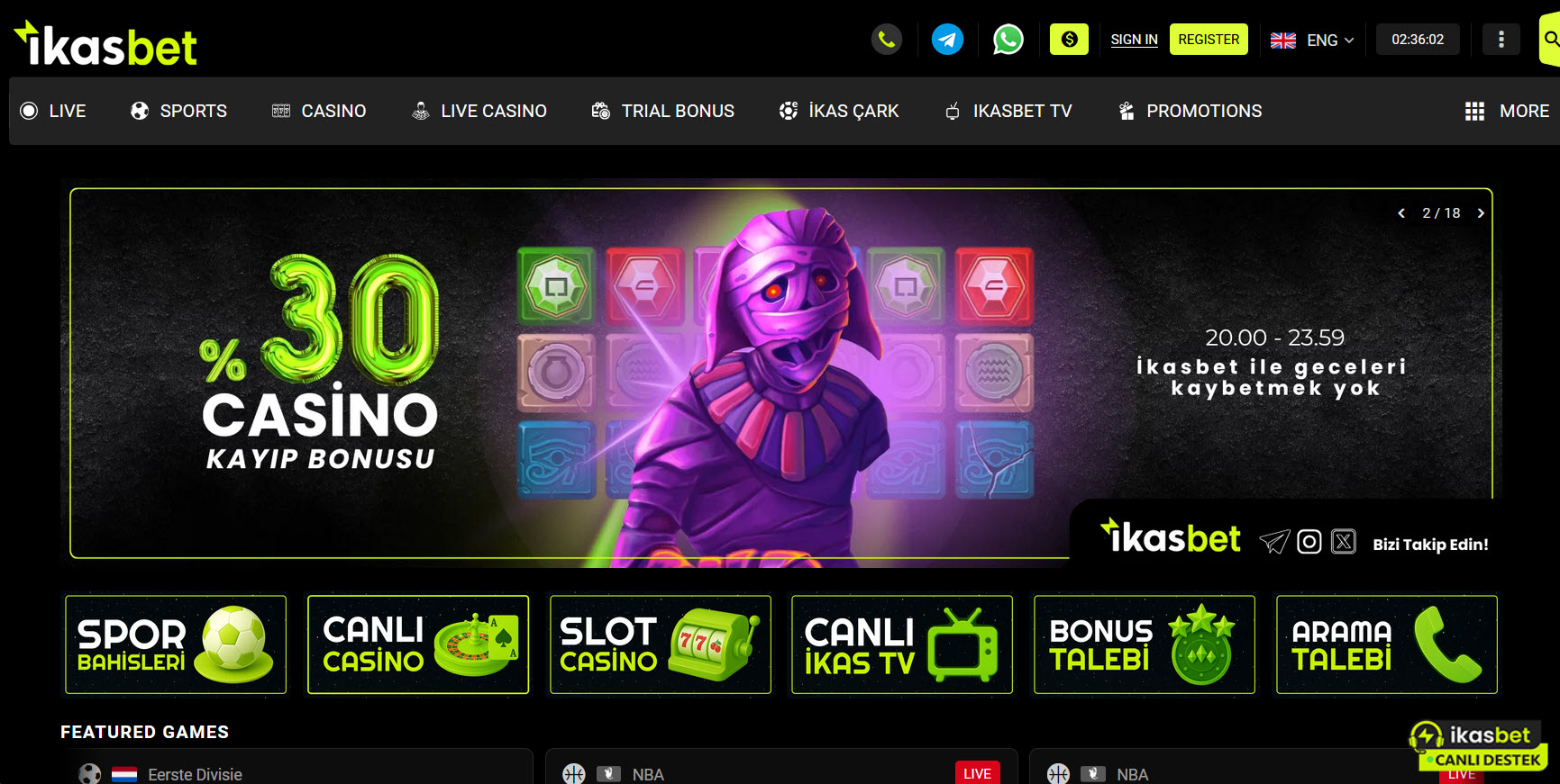Ikasbet Casino