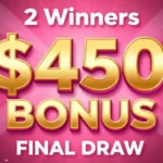 Финальный розыгрыш 450 USD от Sykaaa Casino для комьюнити 4LUCK