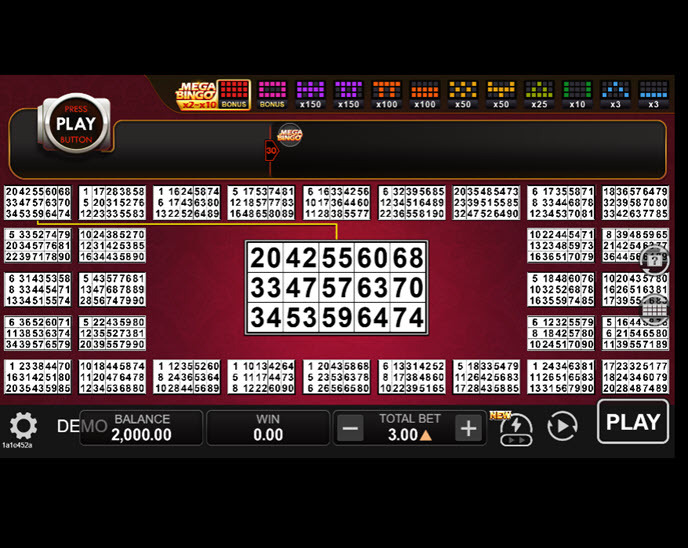 Super 30 Bingo