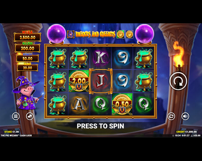 The Pig Wizard Cash Lock