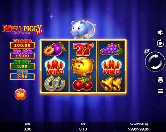 3x3 Royal Piggy: Hold The Spin