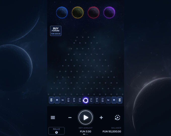 Interstellar Plinko