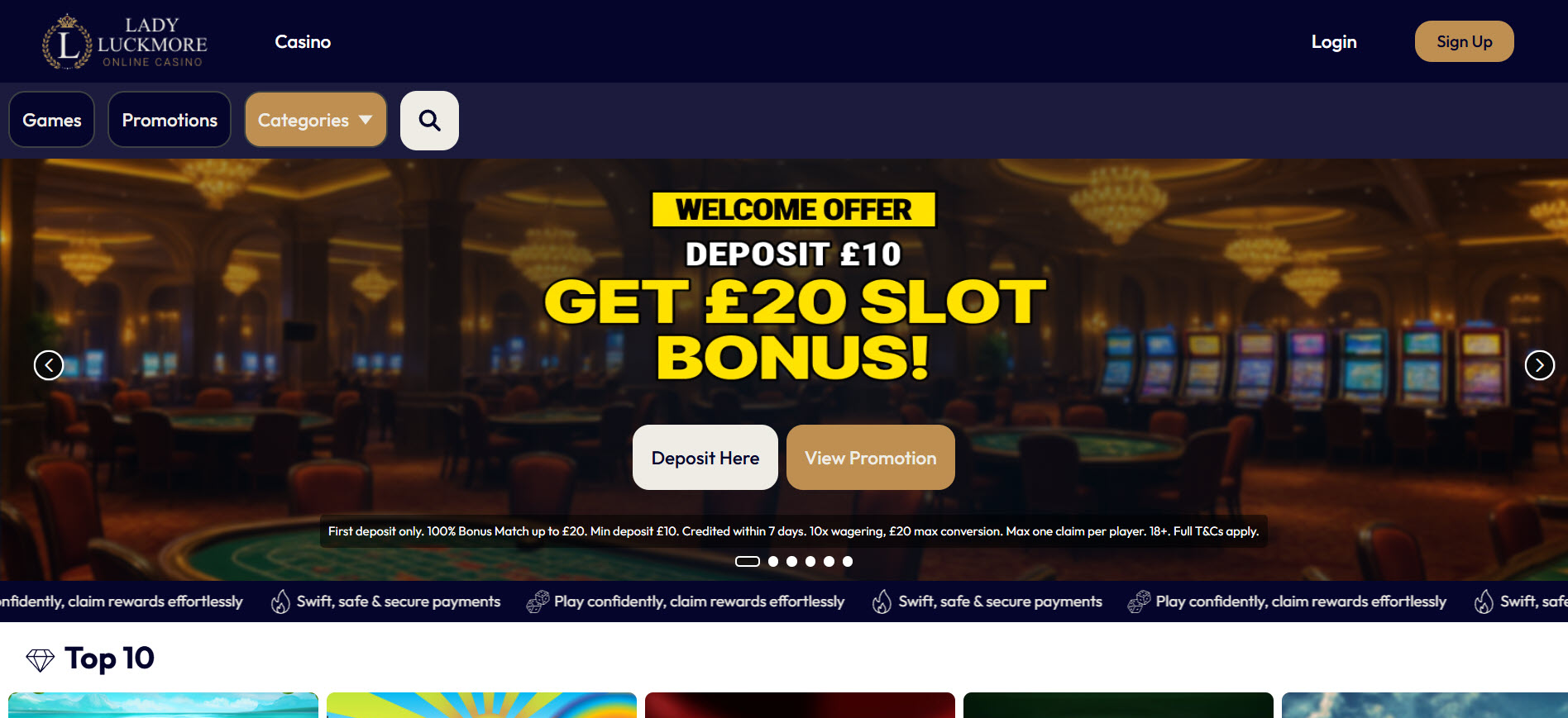 Lady Luckmore Casino