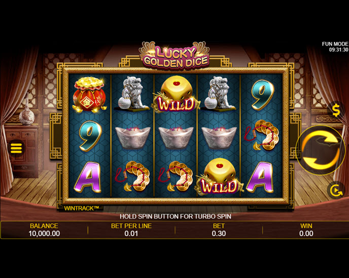 Lucky Golden Dice