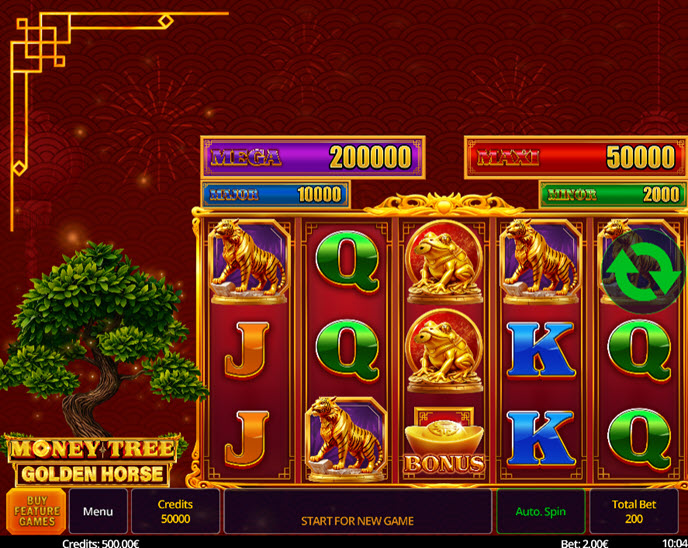Money Tree Golden Horse