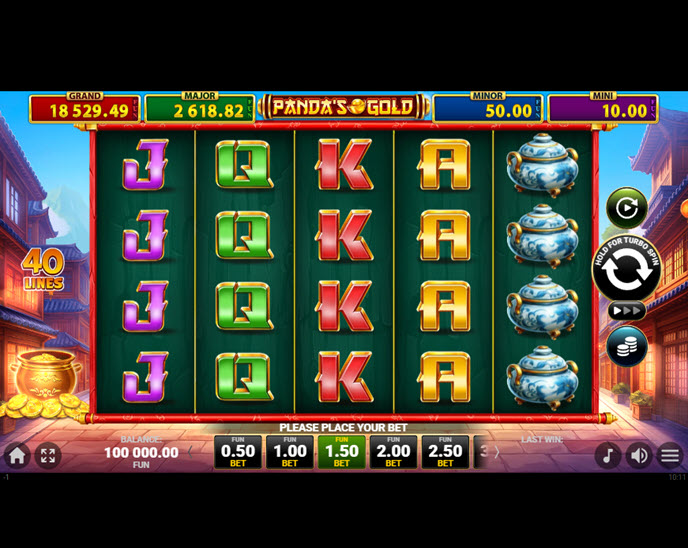 Panda's Gold Golden Coins Link