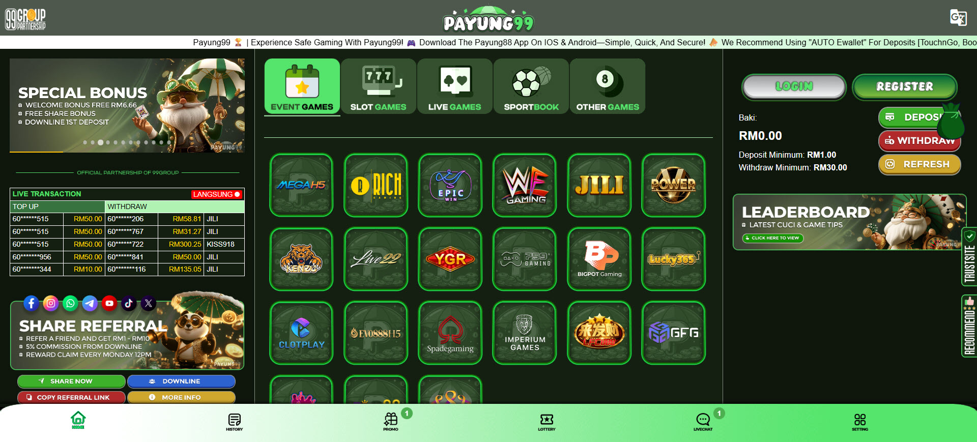 Payung99 Casino