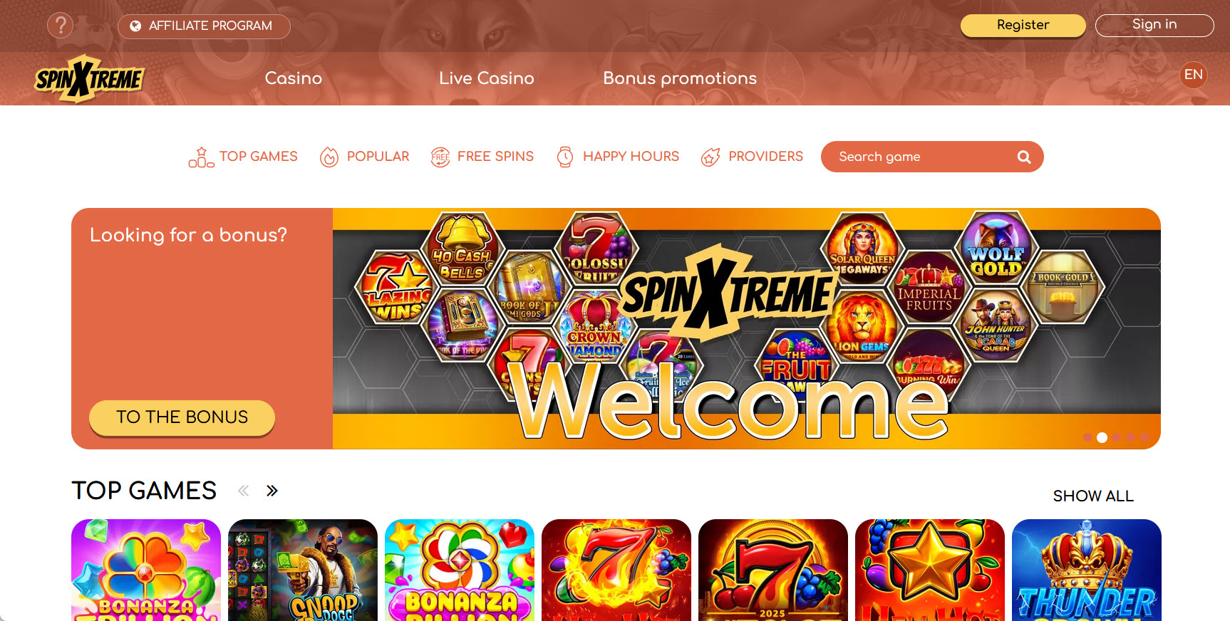 SpinXtreme Casino