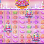 Купил топовую в Sugar Rush Super Scatter. Поймал ретриггер и была клетка 1024х