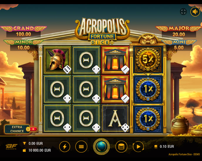 Acropolis Fortune Dice