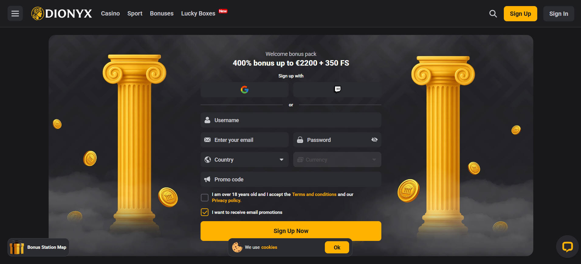 Dionyx Casino