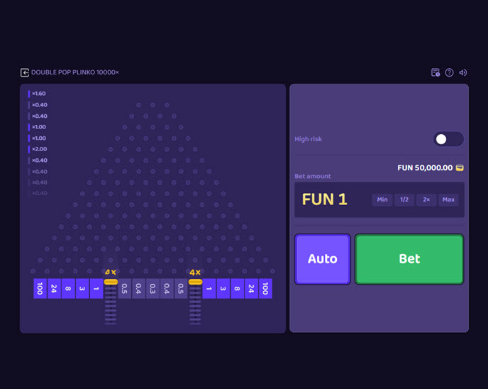 Double Pop Plinko