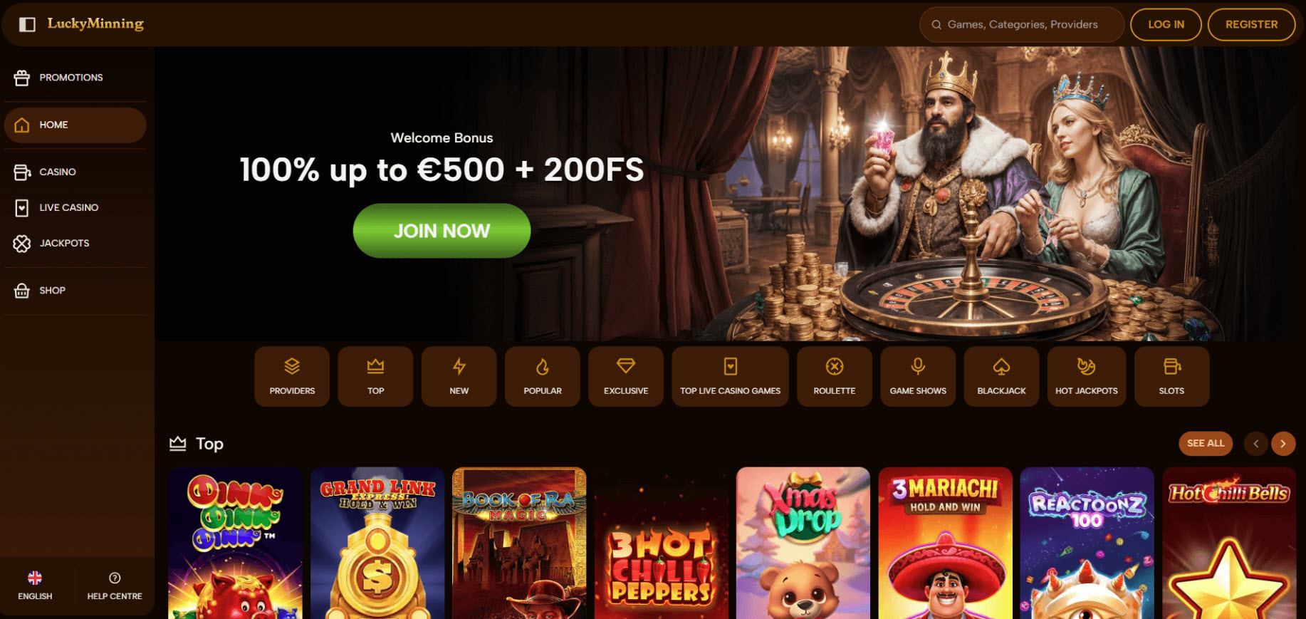 LuckyMinning Casino
