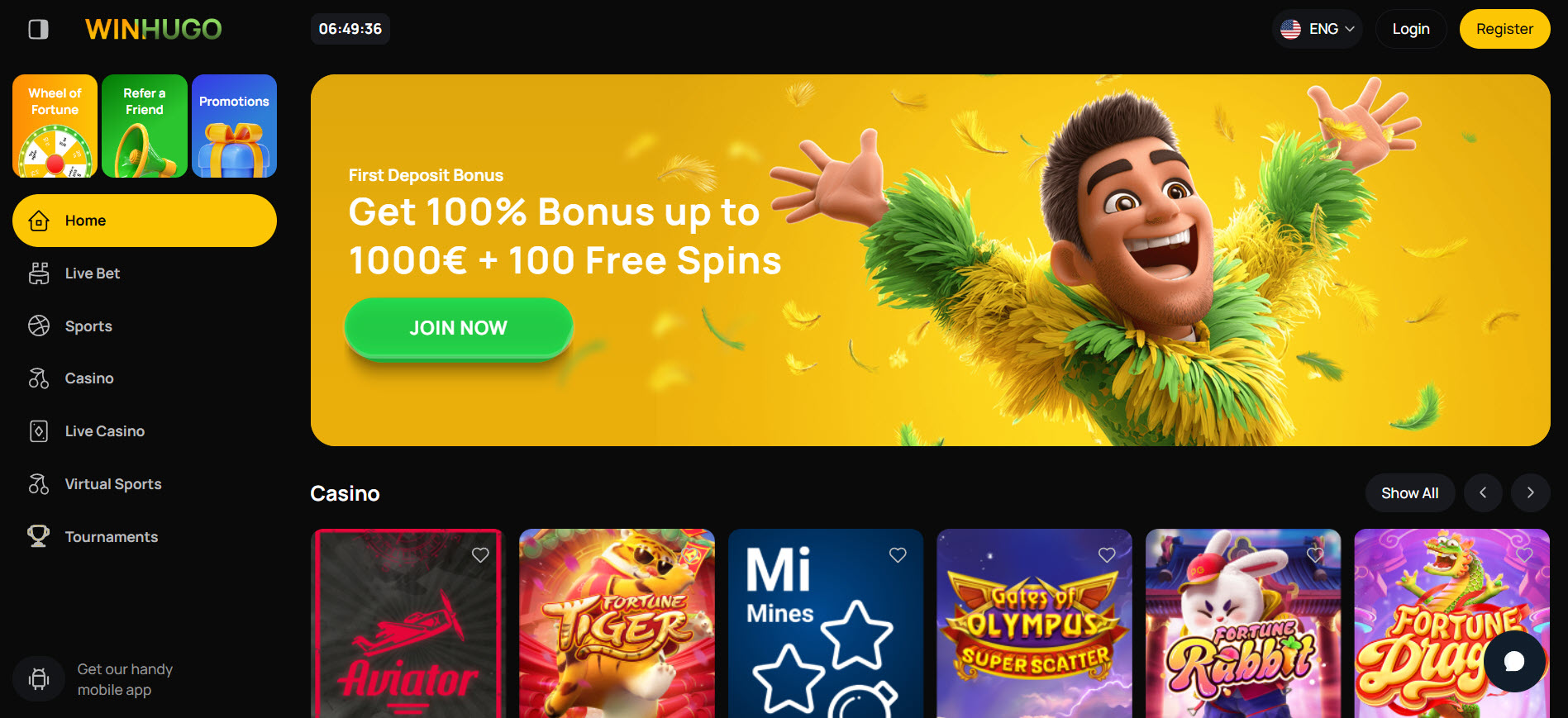 Winhugo Casino