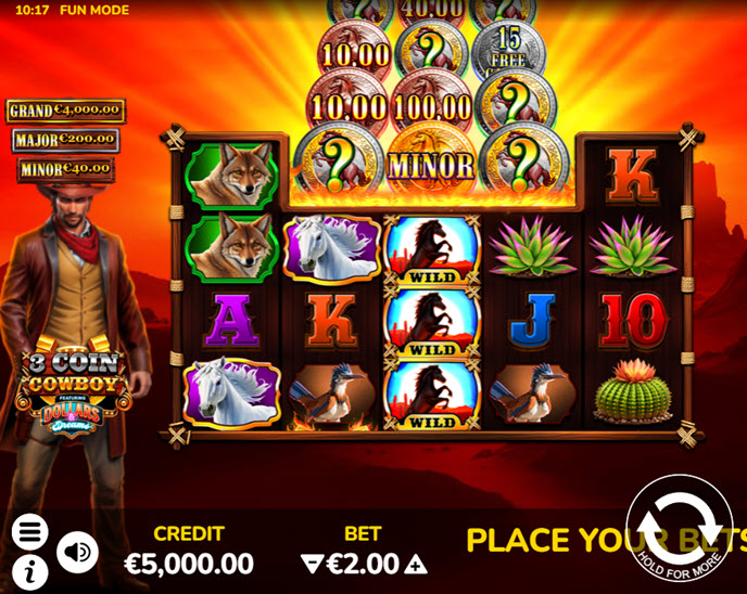 3 Coin Cowboy Dollars & Dreams