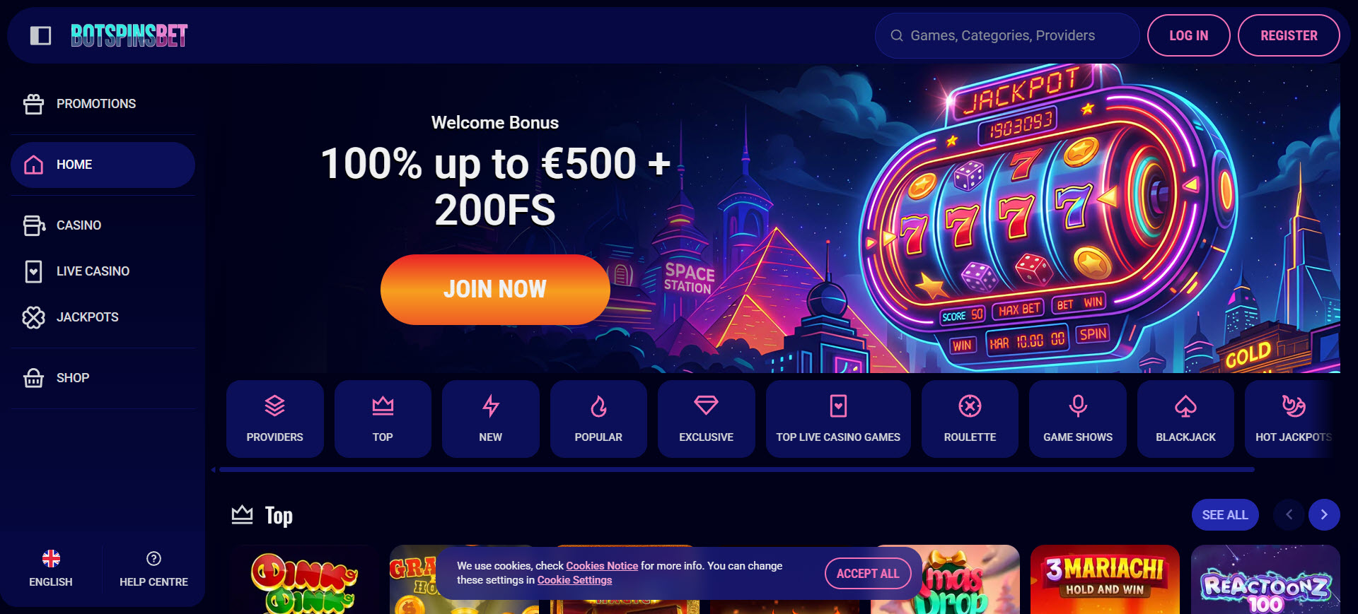 Botspinsbet Casino