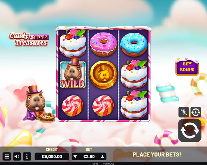 Candy Treasures 3 Reels
