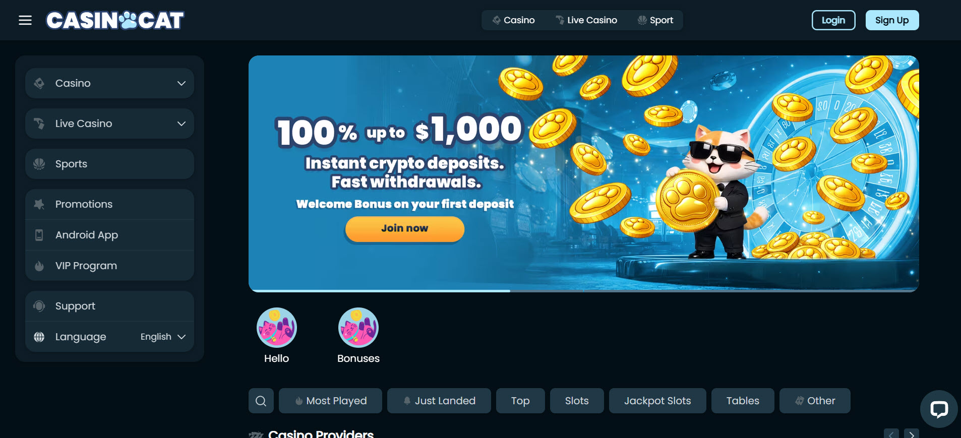 Cat.com Casino