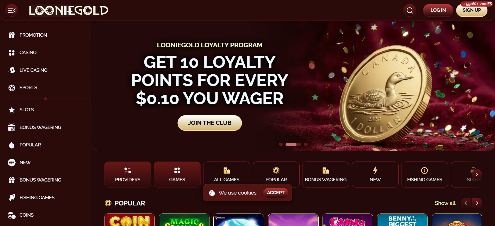 Loonie Gold Casino