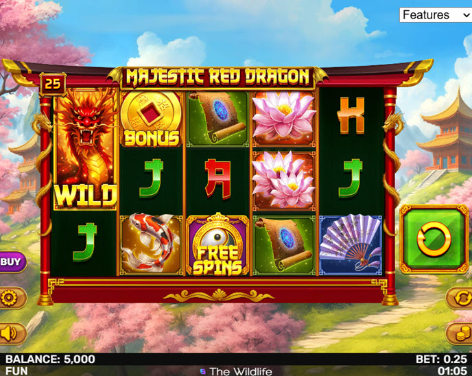 Majestic Red Dragon
