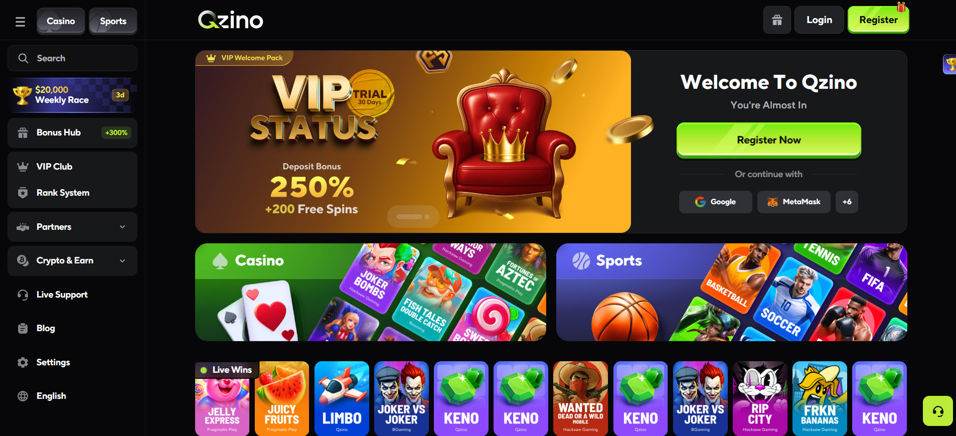 Qzino Casino