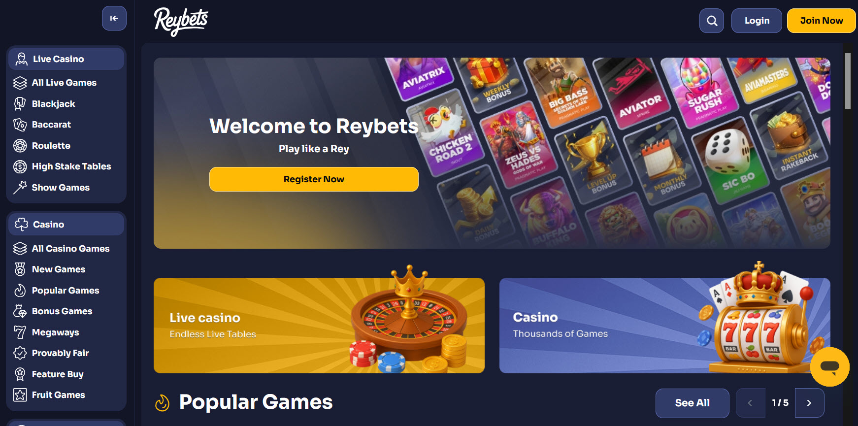 Reybets Casino