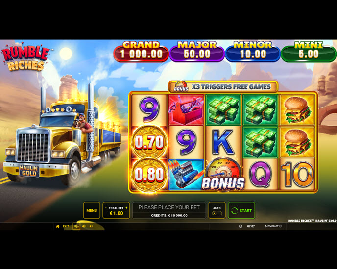 Rumble Riches - Haulin' Gold