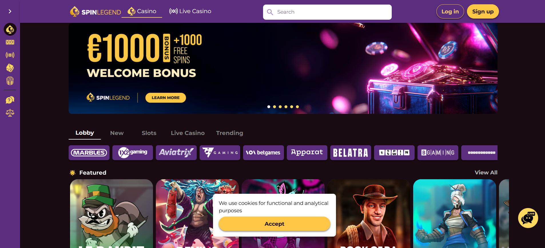 SpinLegend Casino