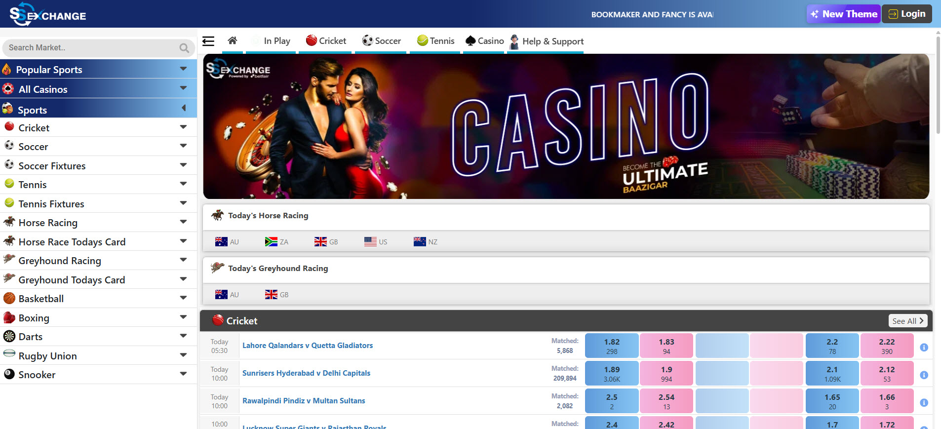 Ssexch Casino