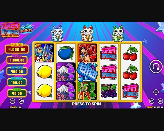 Super Graphics Upside Down Combo Frenzy