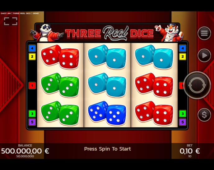 Three Reel Dice