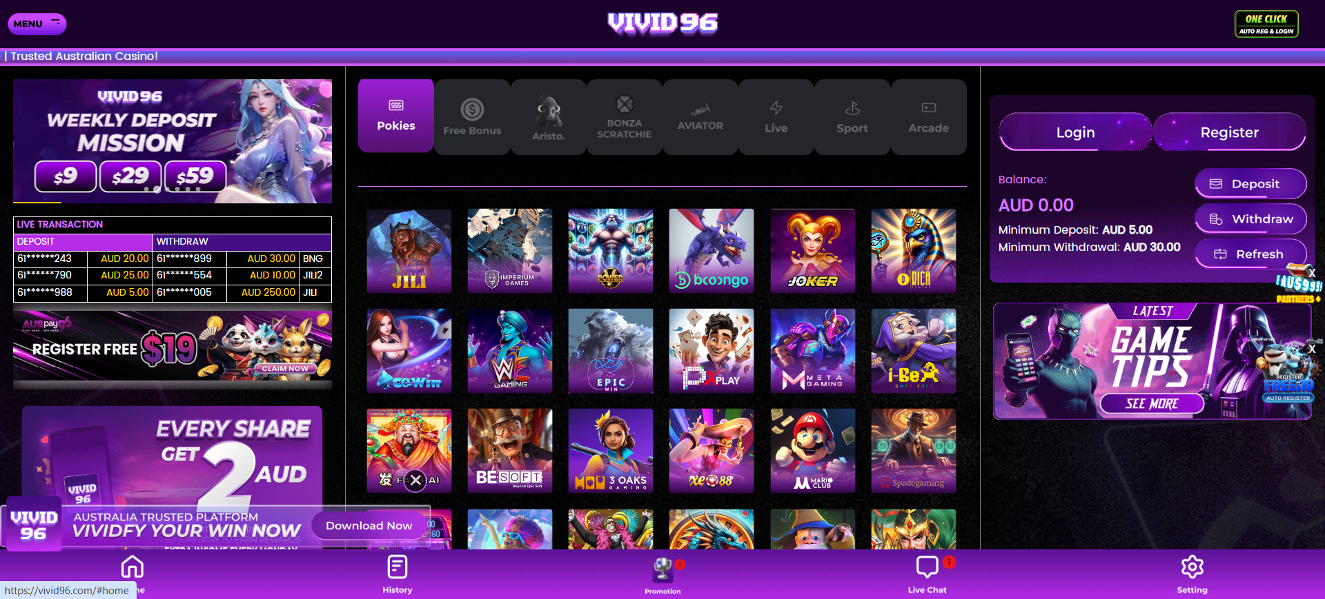 Vivid96 Casino
