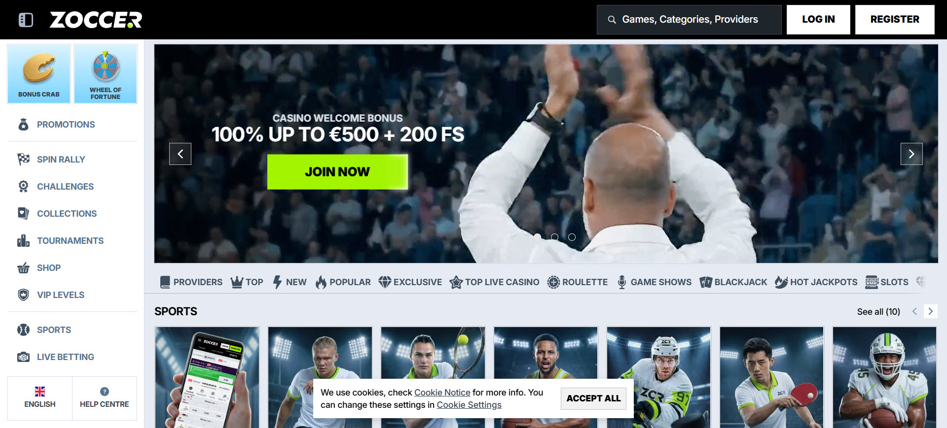 Zoccer Casino