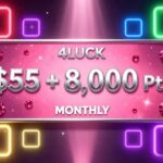 Ежемесячный лидерборд на 55 USD + 8 000 Pts от 4LUCK