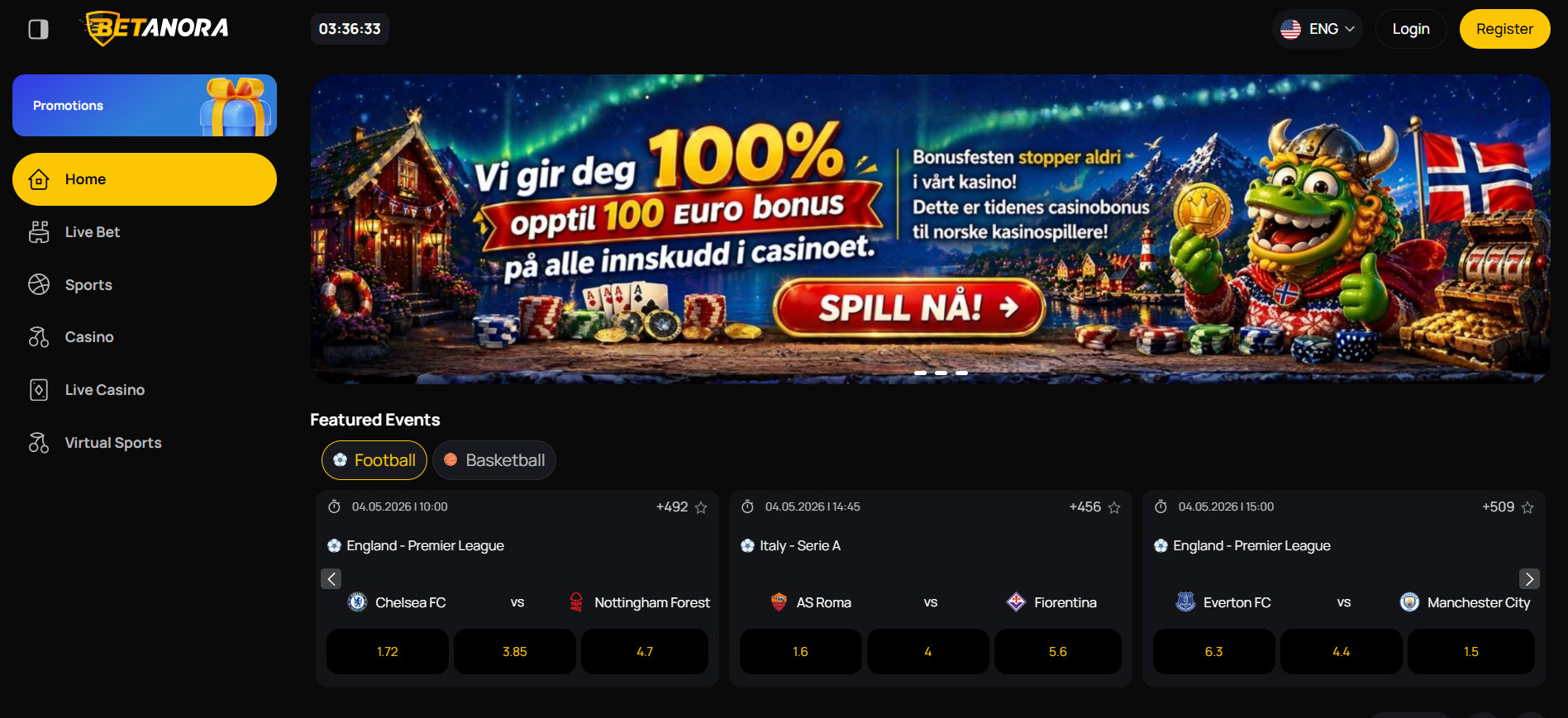Betanora Casino