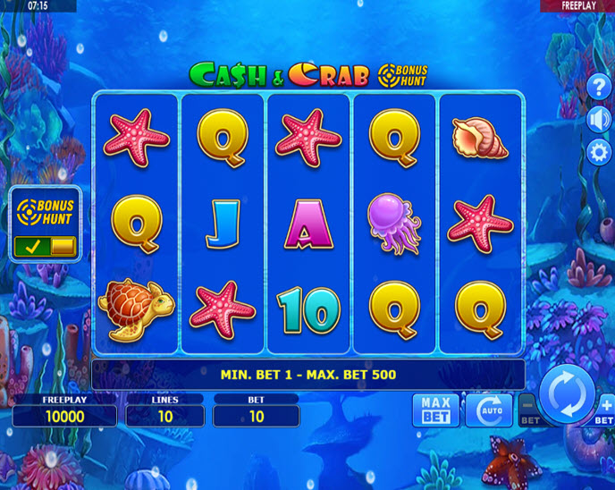 Cash & Crab Bonus Hunt