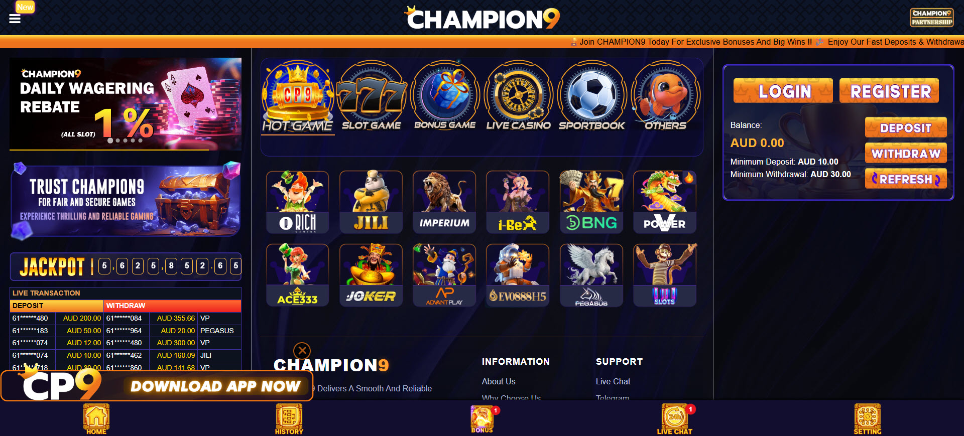 Champion9 Casino